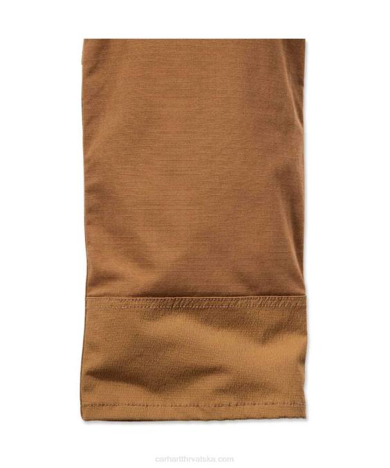 čelične robusne fleksibilne radne hlače opuštenog kroja s dvostrukim prednjim dijelom i više džepova muškarci Carhartt crno 8PP462