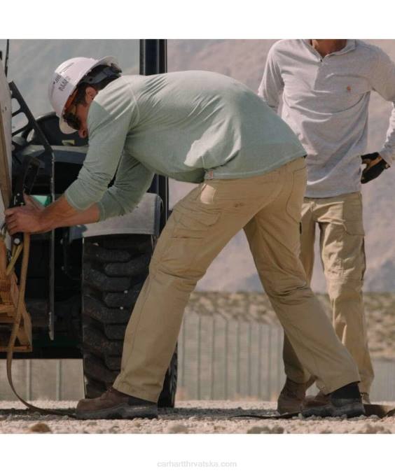 silno opuštenog kroja ripstop kargo radne hlače muškarci Carhartt tamni kaki 8PP466