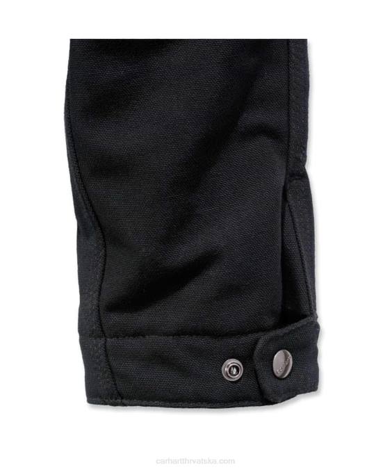 detroit jakna podstavljena dekom opuštenog kroja muškarci Carhartt crno 8PP417