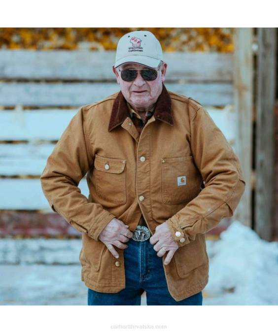 široki kroj, čvrsti kaput s podstavom od pačje deke muškarci Carhartt crno 8PP419