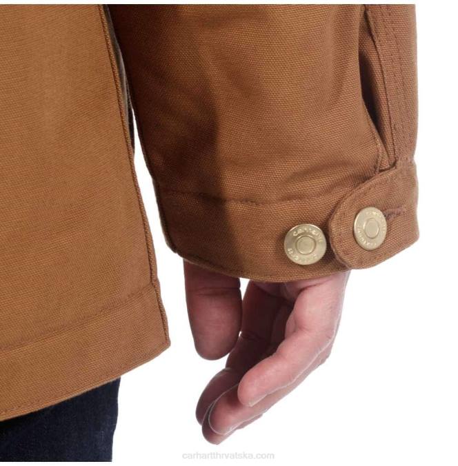 široki kroj, čvrsti kaput s podstavom od pačje deke muškarci Carhartt crno 8PP419
