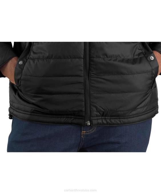 rain defender lagana izolirana jakna opuštenog kroja muškarci Carhartt crno 8PP422