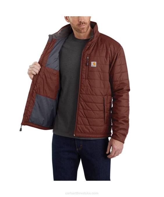 rain defender lagana izolirana jakna opuštenog kroja muškarci Carhartt crno 8PP422