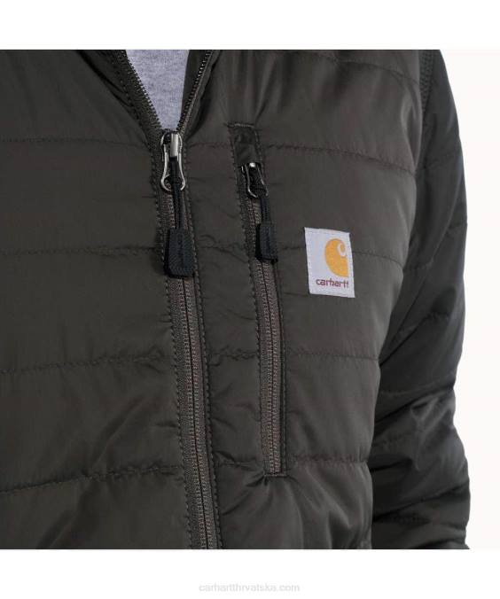 rain defender lagana izolirana jakna opuštenog kroja muškarci Carhartt crno 8PP422