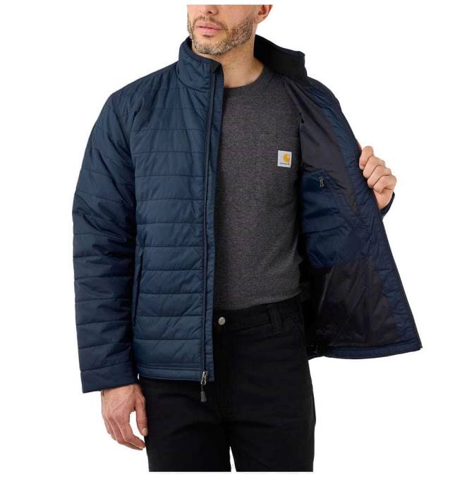 rain defender lagana izolirana jakna opuštenog kroja muškarci Carhartt crno 8PP422