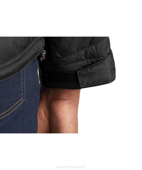 rain defender lagana izolirana jakna opuštenog kroja muškarci Carhartt crno 8PP422