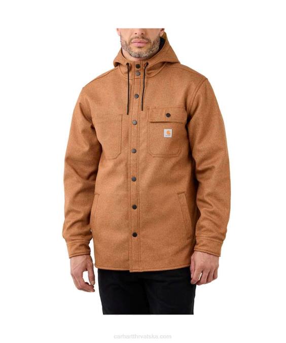 rain defender opuštenog kroja teška majica s kapuljačom jac muškarci Carhartt crni vrijesak 8PP425