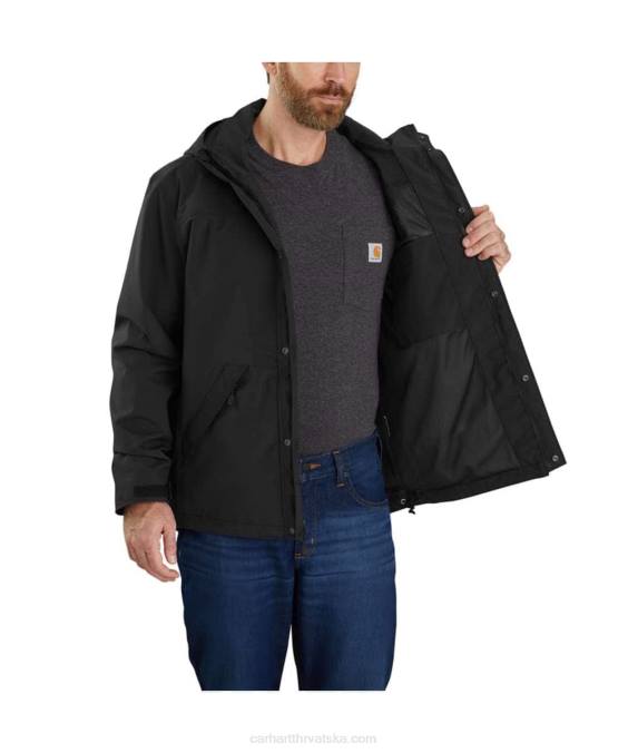 storm defender široka teška jakna muškarci Carhartt crno 8PP429