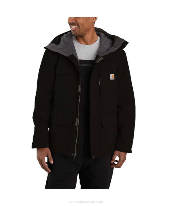 super dux izolirani tradicionalni kaput opuštenog kroja muškarci Carhartt crno 8PP415