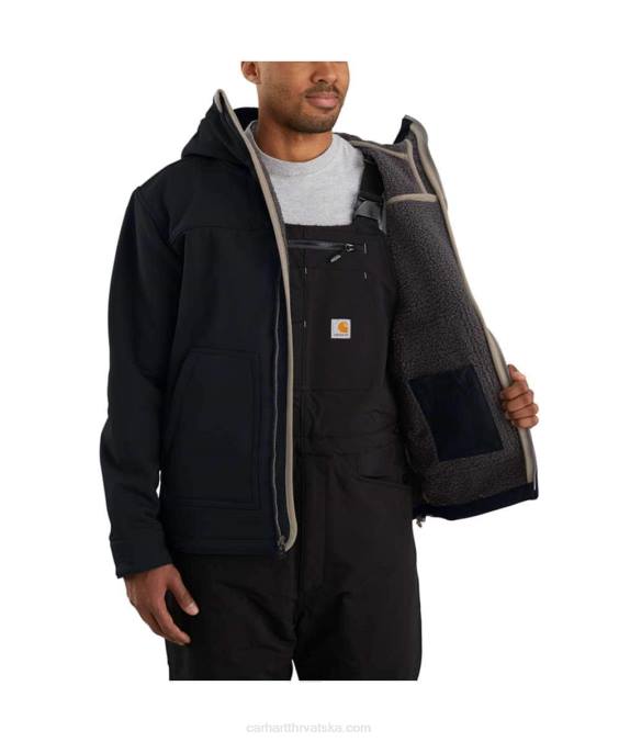 super dux opuštenog kroja aktivna jac podstavljena šerpom muškarci Carhartt crno 8PP420