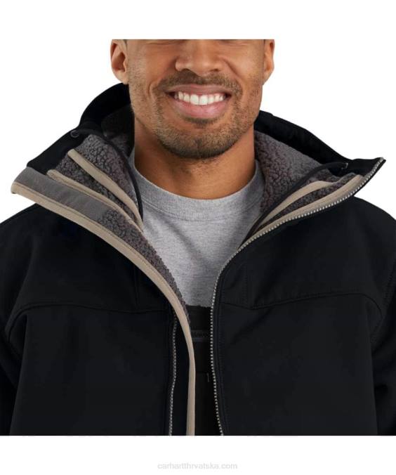 super dux opuštenog kroja aktivna jac podstavljena šerpom muškarci Carhartt crno 8PP420
