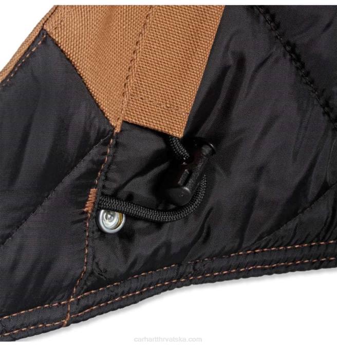 čvrsta kapuljača s izolacijom od patke muškarci Carhartt crno 8PP432