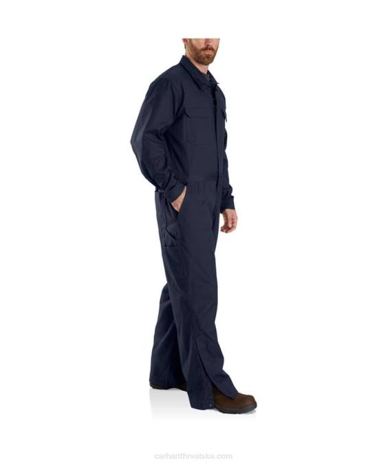 robusni kombinezon od fleksibilnog platna muškarci Carhartt tamni kaki 8PP479