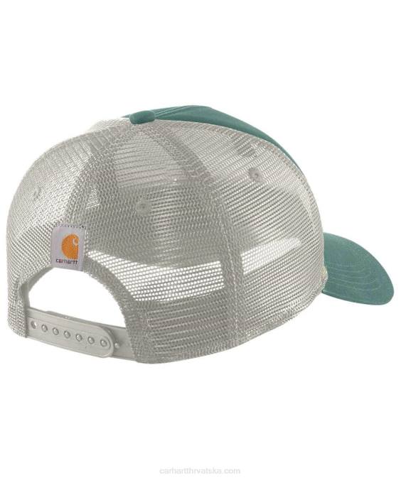 platnena mrežasta kapa izrađena na leđima muškarci Carhartt crno 8PP490