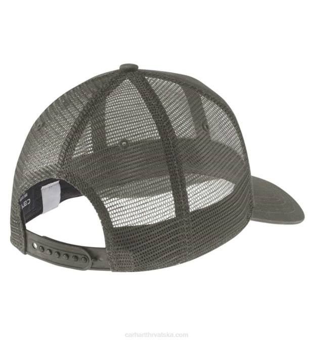 platnena mrežasta stražnja kapa muškarci Carhartt crno 8PP489