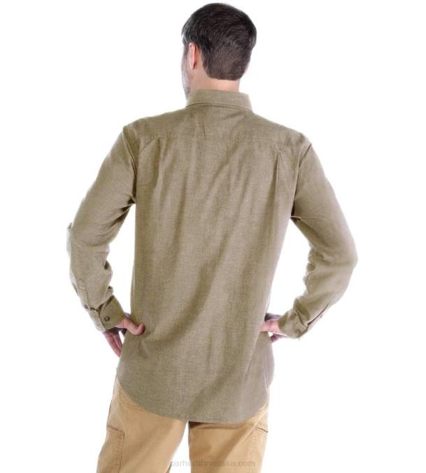 opuštena košulja dugih rukava srednje težine u šambraju muškarci Carhartt plavi chambray 8PP4111