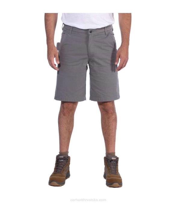 čelik robustan savitljiv opušteno pristajanje utility work short muškarci Carhartt crno 8PP4148