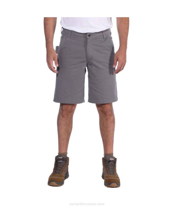 čelik robustan savitljiv opušteno pristajanje utility work short muškarci Carhartt crno 8PP4148