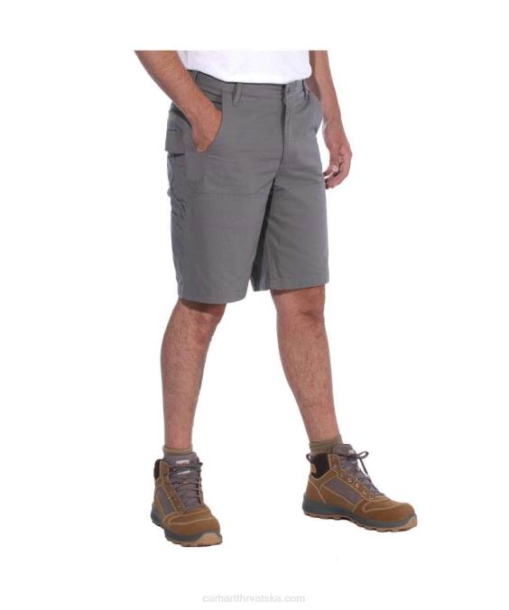 čelik robustan savitljiv opušteno pristajanje utility work short muškarci Carhartt crno 8PP4148