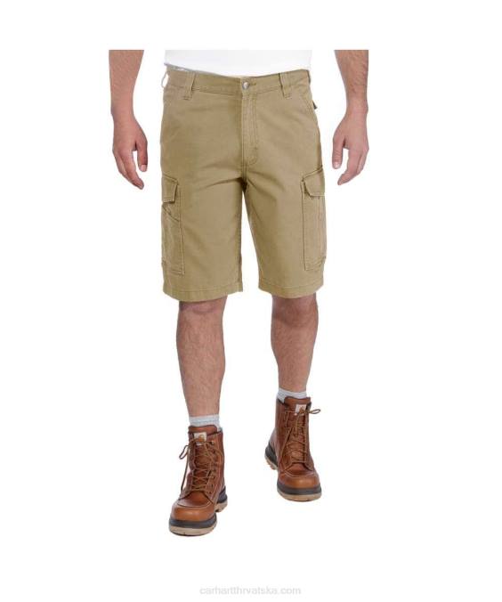robustan flex opušteno pristajanje platno cargo rad kratak muškarci Carhartt tamni kaki 8PP4149