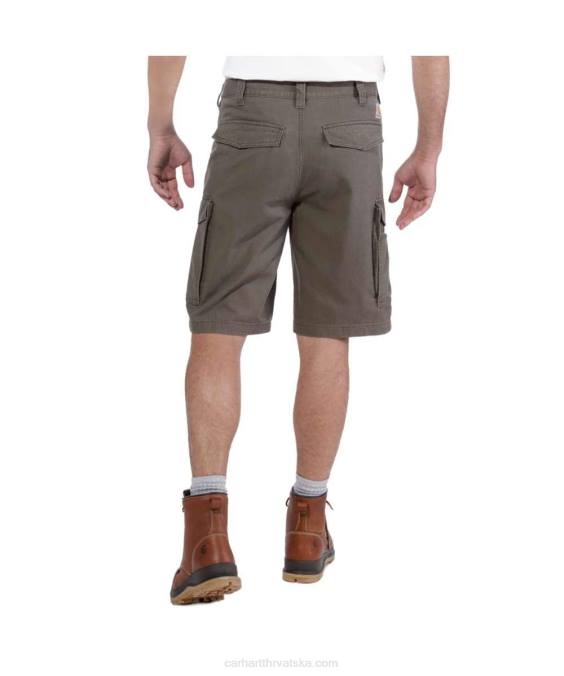 robustan flex opušteno pristajanje platno cargo rad kratak muškarci Carhartt tamni kaki 8PP4149