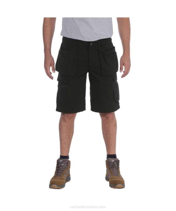 robustan flex opušteno pristajanje ripstop cargo multi pkt work short muškarci Carhartt crno 8PP4151