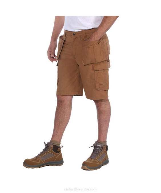 robustan flex opušteno pristajanje ripstop cargo multi pkt work short muškarci Carhartt crno 8PP4151