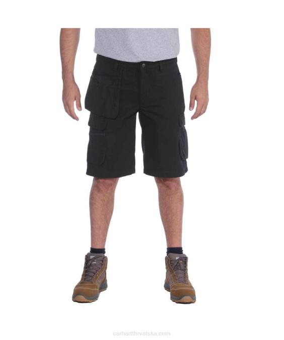 robustan flex opušteno pristajanje ripstop cargo multi pkt work short muškarci Carhartt crno 8PP4151