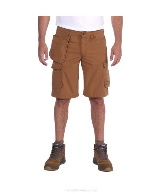 robustan flex opušteno pristajanje ripstop cargo multi pkt work short muškarci Carhartt crno 8PP4151