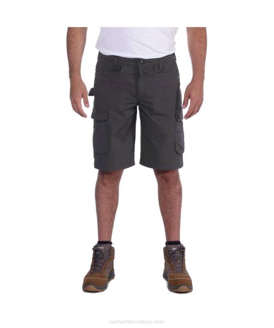 robustan flex opušteno pristajanje ripstop cargo multi pkt work short muškarci Carhartt crno 8PP4151