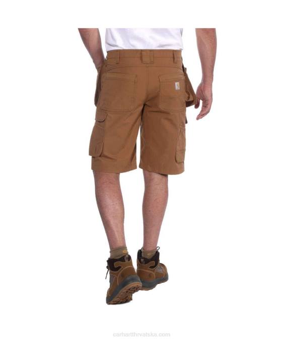 robustan flex opušteno pristajanje ripstop cargo multi pkt work short muškarci Carhartt crno 8PP4151