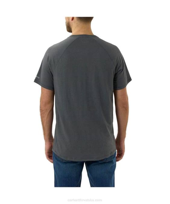 jaka opuštena majica srednje težine kratkih rukava s grafičkim logotipom muškarci Carhartt azurno plava 8PP4133