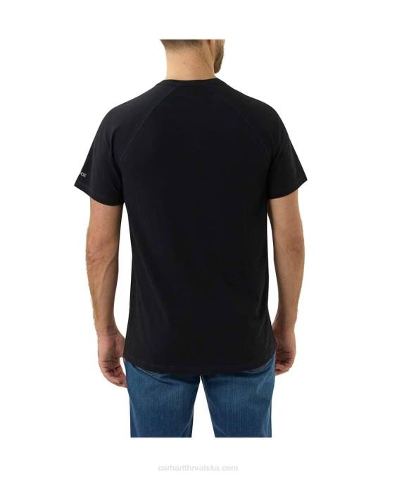 jaka opuštena majica srednje težine kratkih rukava s grafičkim logotipom muškarci Carhartt azurno plava 8PP4133