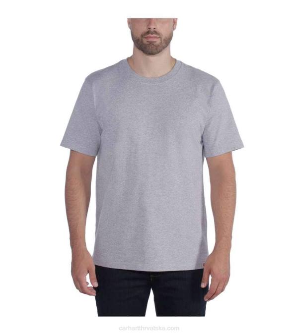 opuštena teška majica kratkih rukava muškarci Carhartt crno 8PP4124