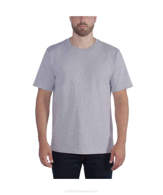 opuštena teška majica kratkih rukava muškarci Carhartt crno 8PP4124