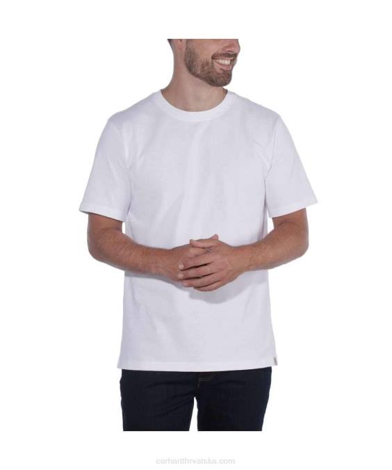 opuštena teška majica kratkih rukava muškarci Carhartt crno 8PP4124