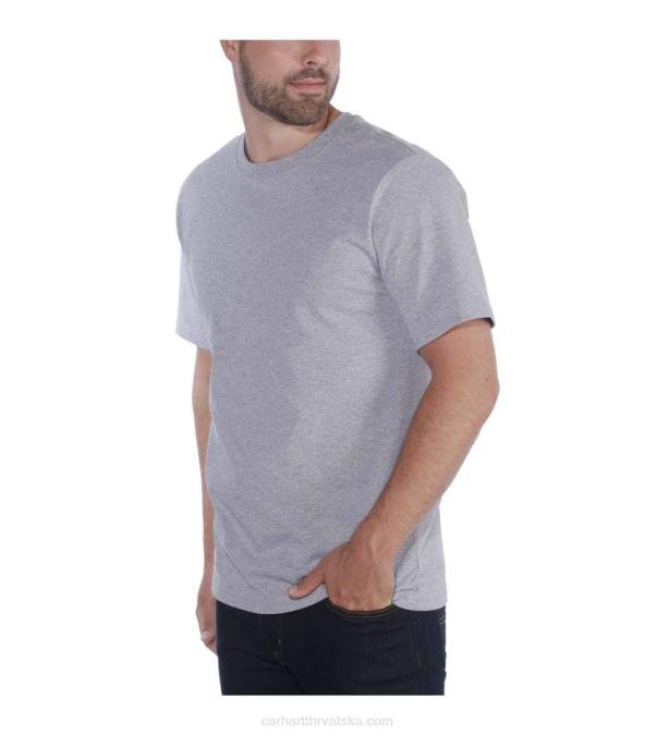 opuštena teška majica kratkih rukava muškarci Carhartt crno 8PP4124