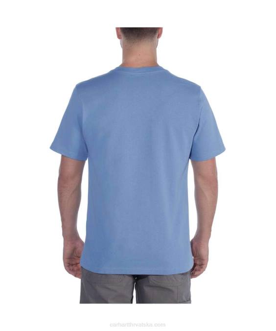 opuštena teška majica kratkih rukava muškarci Carhartt crno 8PP4124