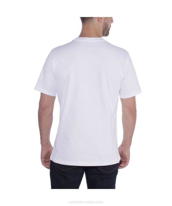 opuštena teška majica kratkih rukava muškarci Carhartt crno 8PP4124