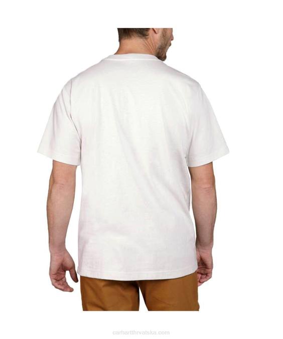 opuštena teška majica kratkih rukava s \'c\' grafičkim motivima muškarci Carhartt crno 8PP4119