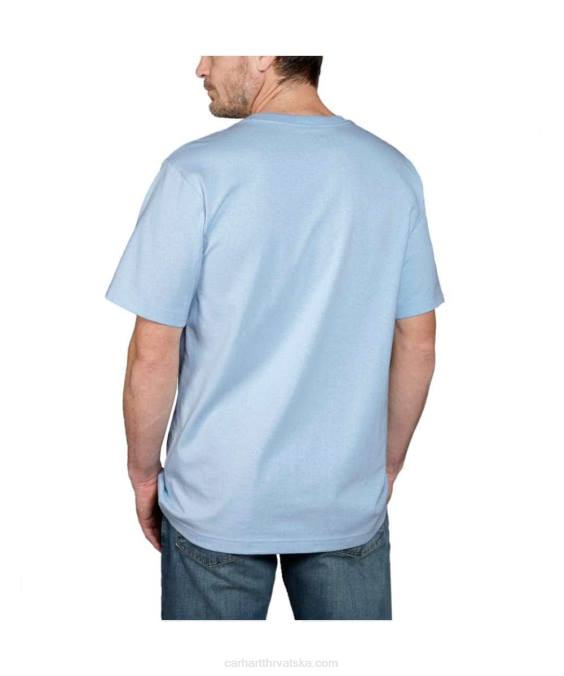 opuštena teška majica kratkih rukava s \'c\' grafičkim motivima muškarci Carhartt crno 8PP4119