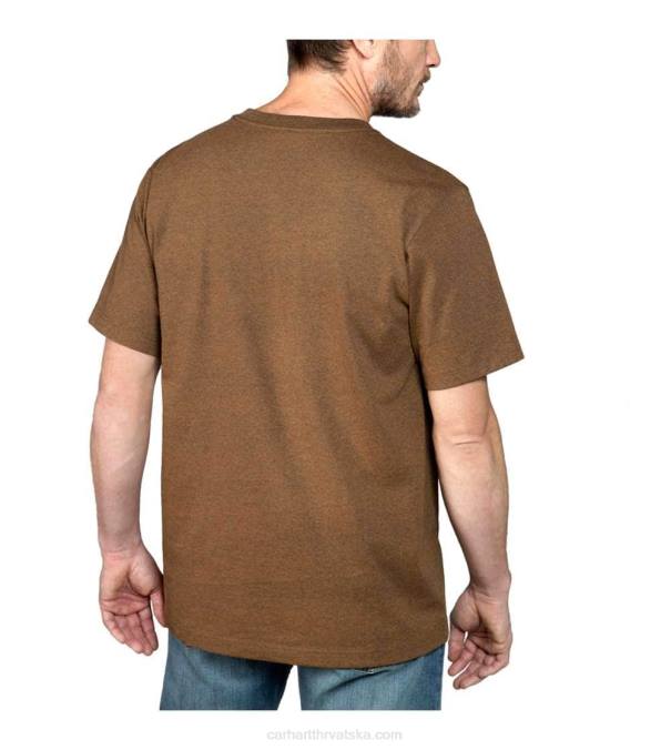 opuštena teška majica kratkih rukava s \'c\' grafičkim motivima muškarci Carhartt crno 8PP4119