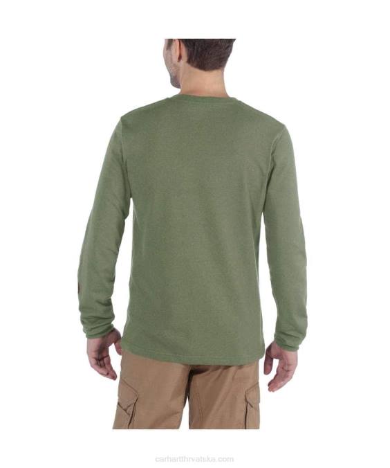 opuštenog kroja teška majica dugih rukava s logotipom i grafičkim rukavima muškarci Carhartt crno 8PP4130