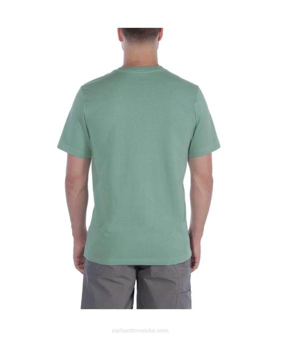 opuštenog kroja teška majica kratkih rukava k87 s džepovima muškarci Carhartt alpski plavi vrijesak 8PP4116