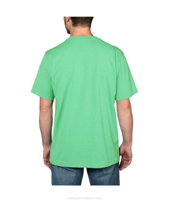 opuštenog kroja teška majica kratkih rukava k87 s džepovima muškarci Carhartt alpski plavi vrijesak 8PP4116