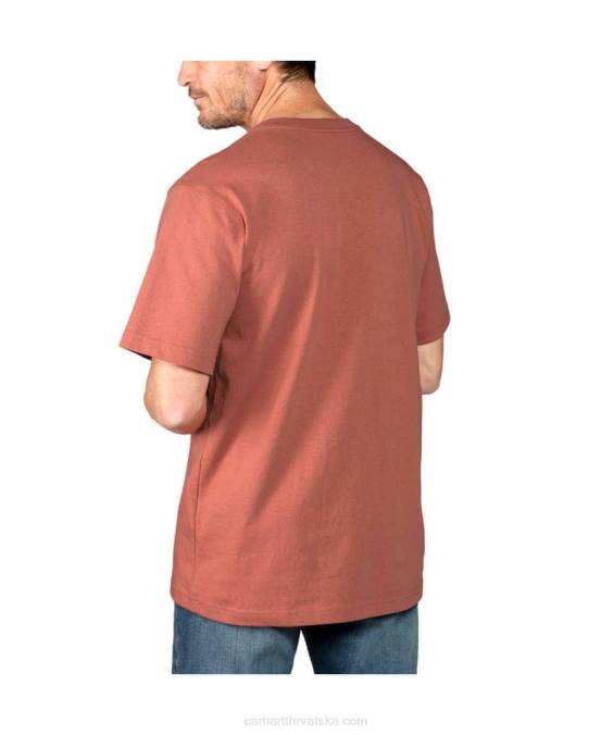 opuštenog kroja teška majica kratkih rukava k87 s džepovima muškarci Carhartt alpski plavi vrijesak 8PP4116