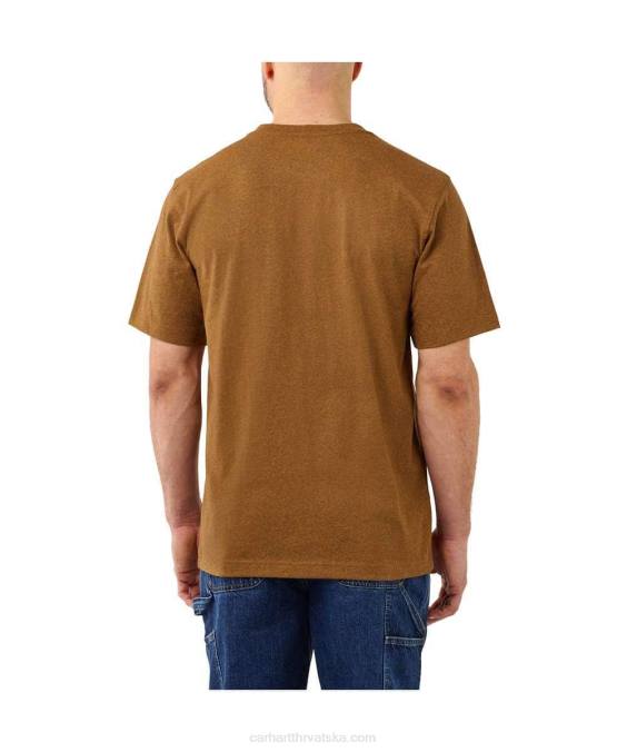 opuštenog kroja teška majica kratkih rukava k87 s džepovima muškarci Carhartt alpski plavi vrijesak 8PP4116