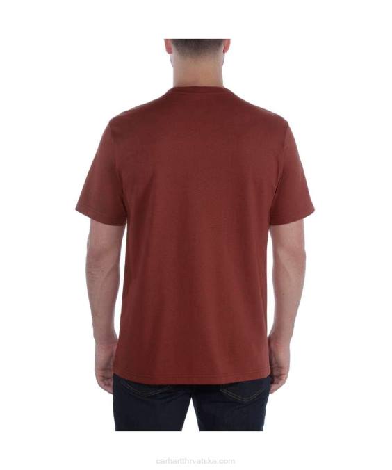 opuštenog kroja teška majica kratkih rukava k87 s džepovima muškarci Carhartt alpski plavi vrijesak 8PP4116