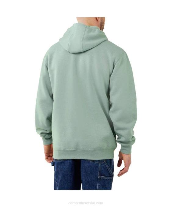 široka trenirka srednje težine s logotipom rukava muškarci Carhartt alpski plavi vrijesak 8PP438