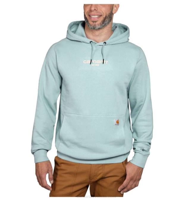 silno opuštenog kroja lagana majica s logotipom muškarci Carhartt asfaltni vrijesak 8PP443